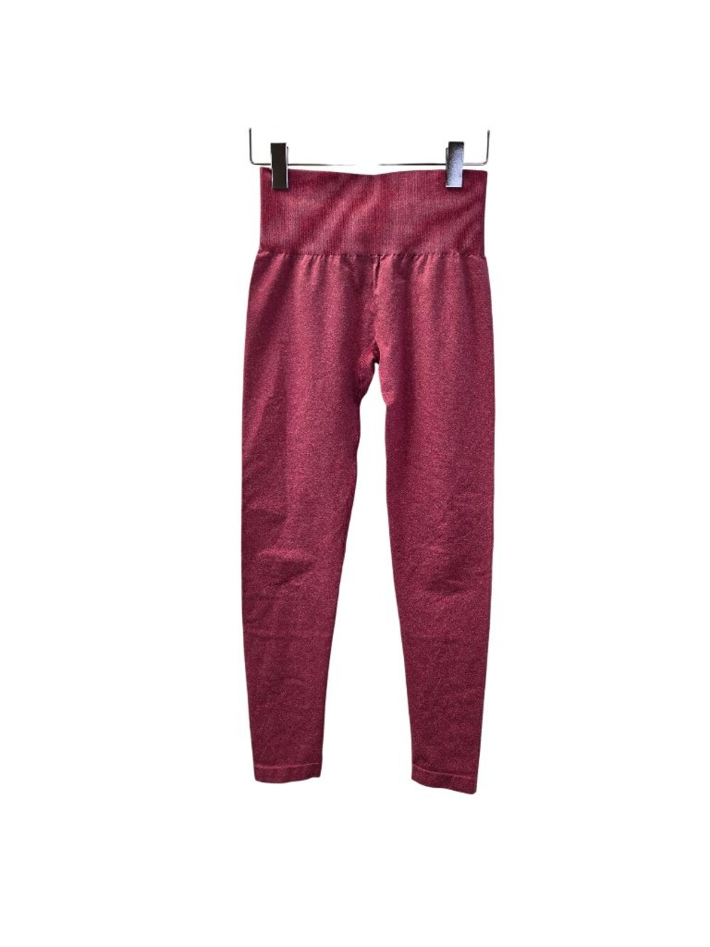 NVGTN Contour Seamless Crop Leggings In Heathered Pink Size Small
